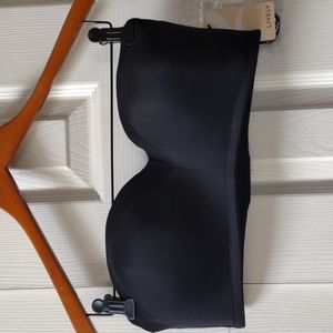NWT Lively black strapless bra